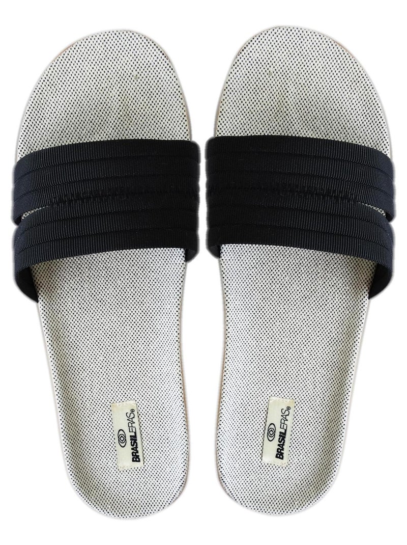 Sandali donna Brasileras suola in gomma Nero - Kiabi