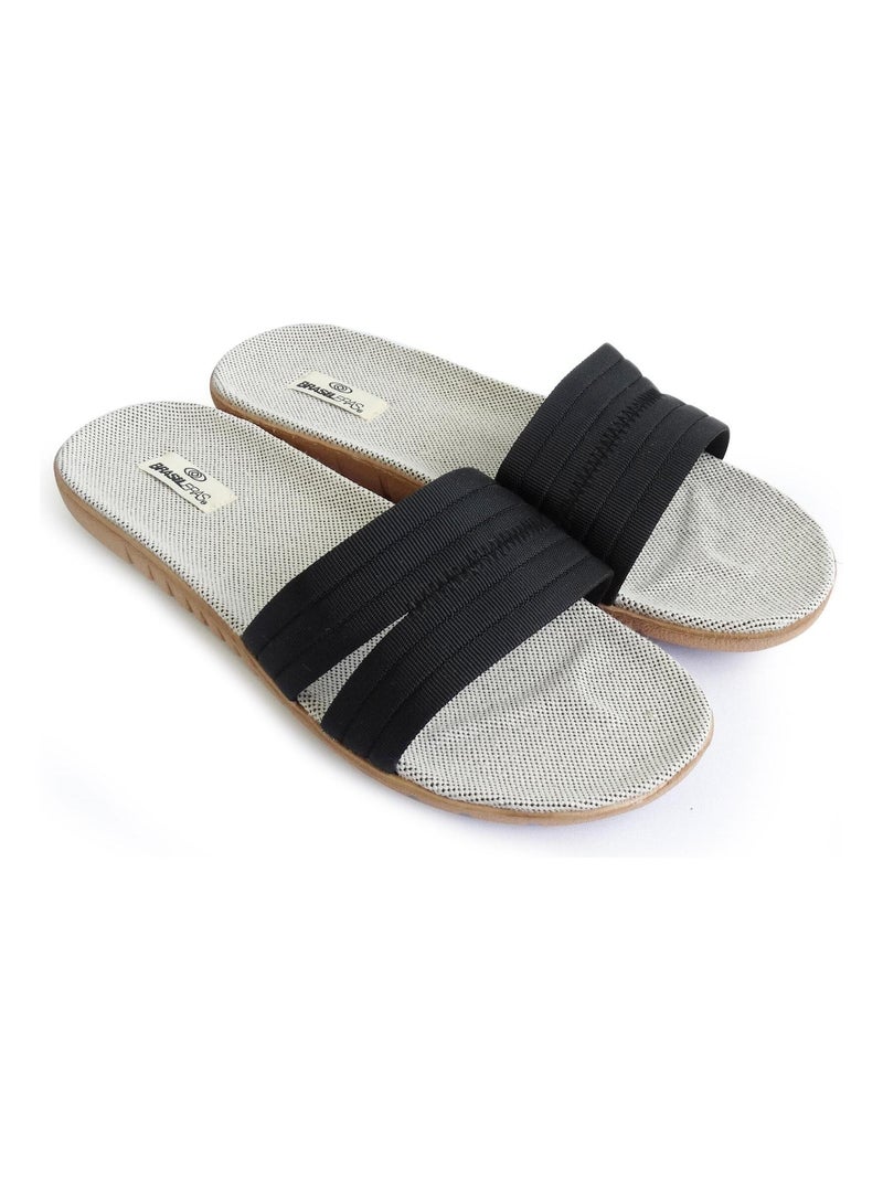 Sandali donna Brasileras suola in gomma Nero - Kiabi