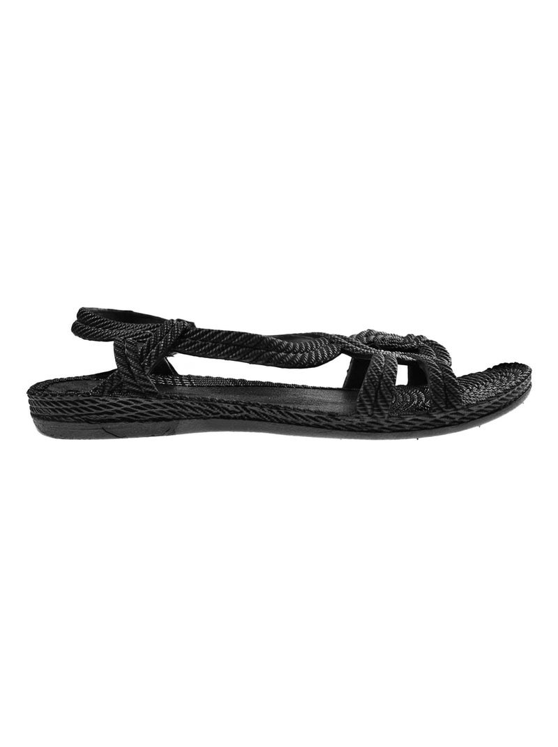 Sandali donna Brasileras suola in gomma Nero - Kiabi