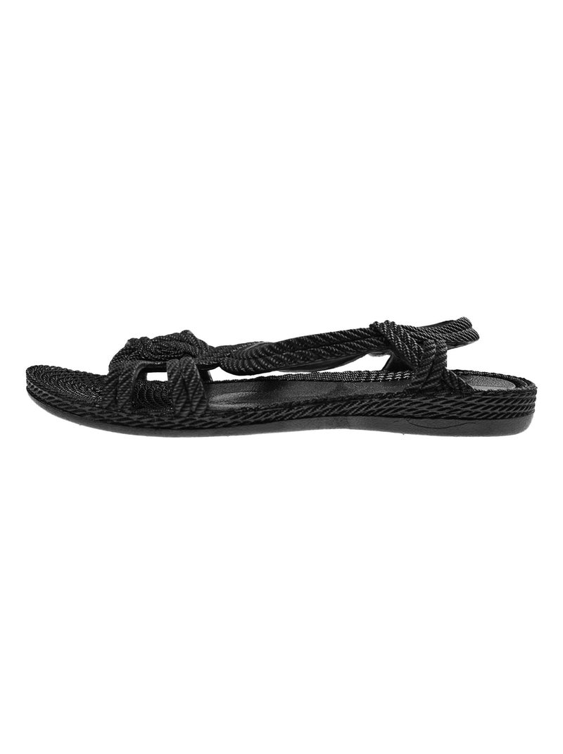 Sandali donna Brasileras suola in gomma Nero - Kiabi