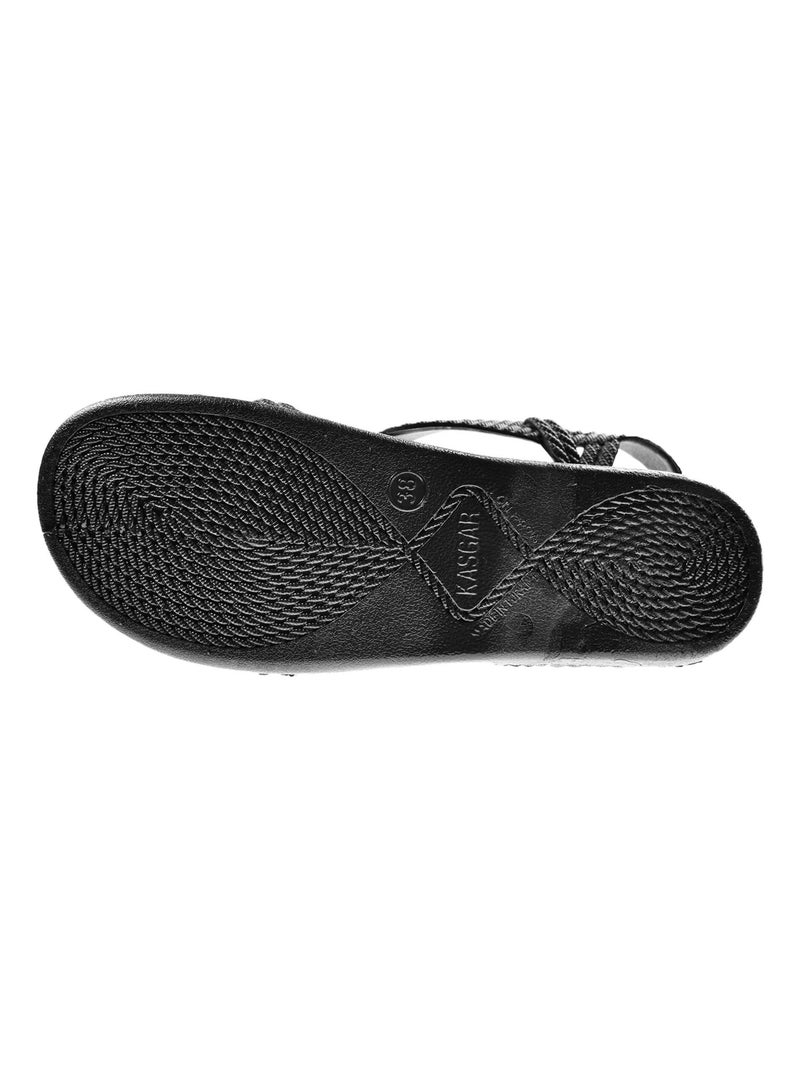 Sandali donna Brasileras suola in gomma Nero - Kiabi
