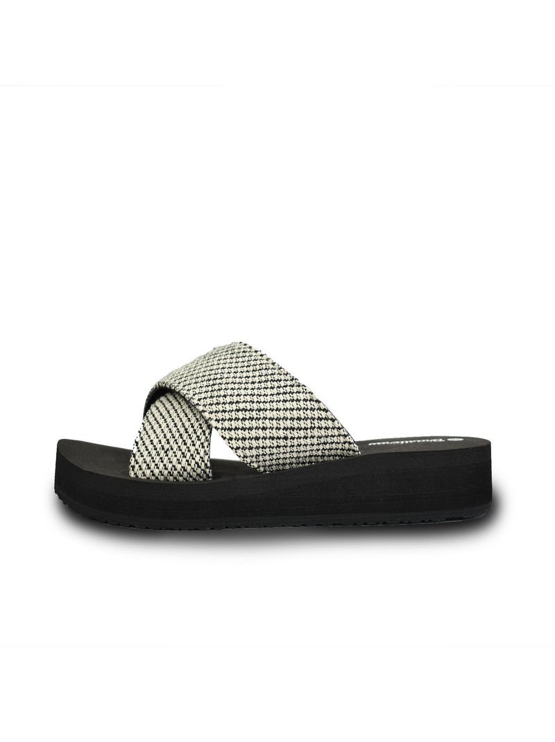 Sandali donna Brasileras suola in gomma Nero - Kiabi