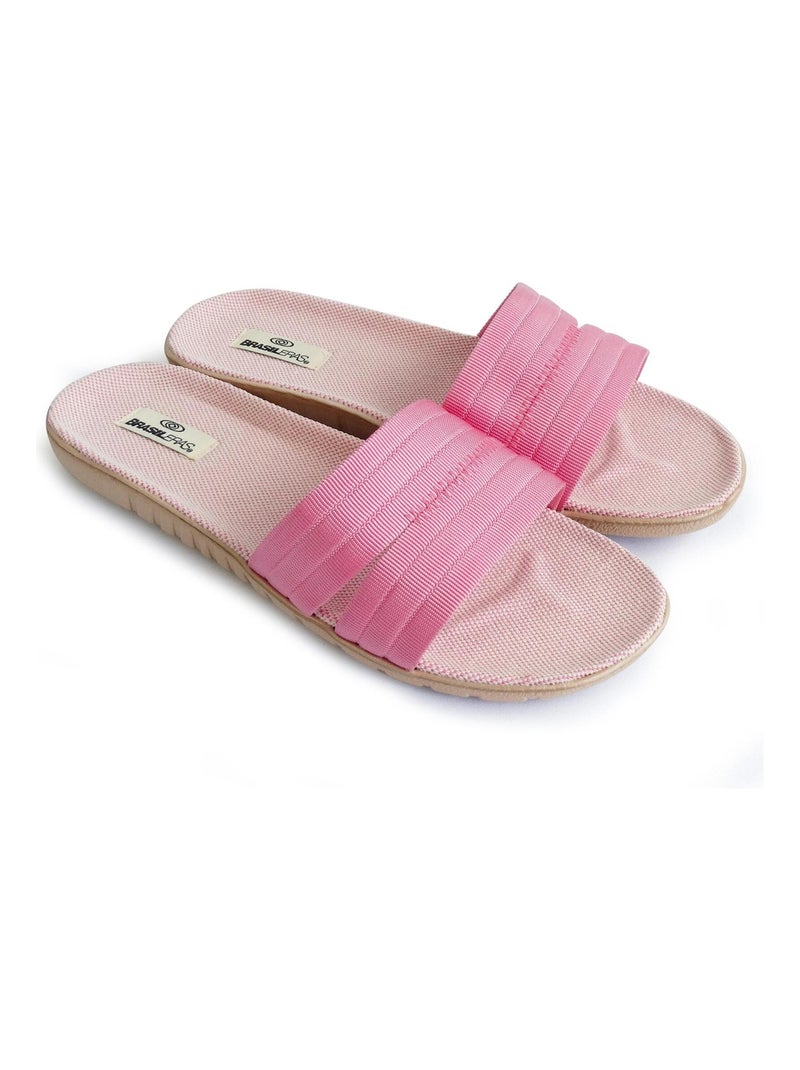 Sandali donna Brasileras suola in gomma Rosa - Kiabi