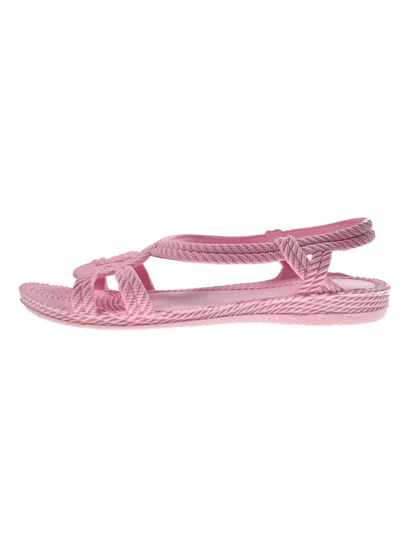 Sandali donna Brasileras suola in gomma Rosa - Kiabi