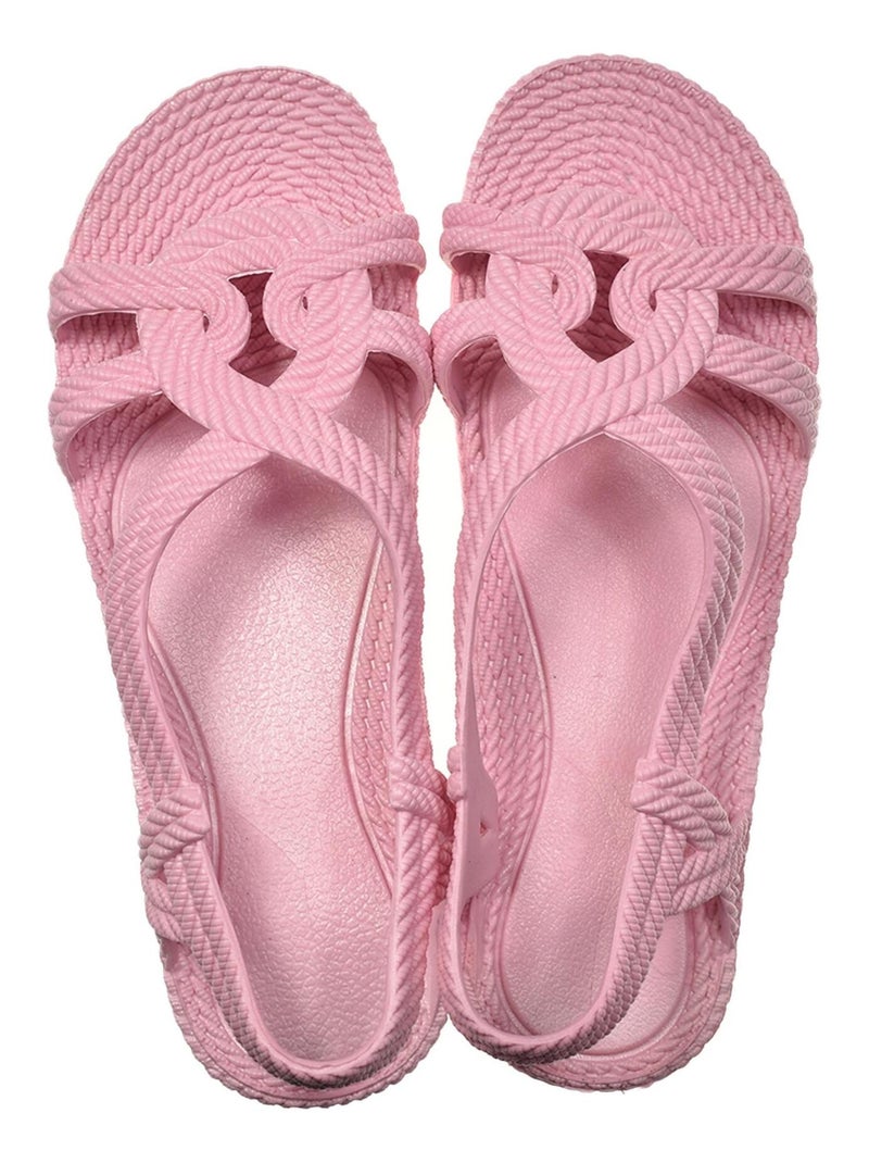 Sandali donna Brasileras suola in gomma Rosa - Kiabi