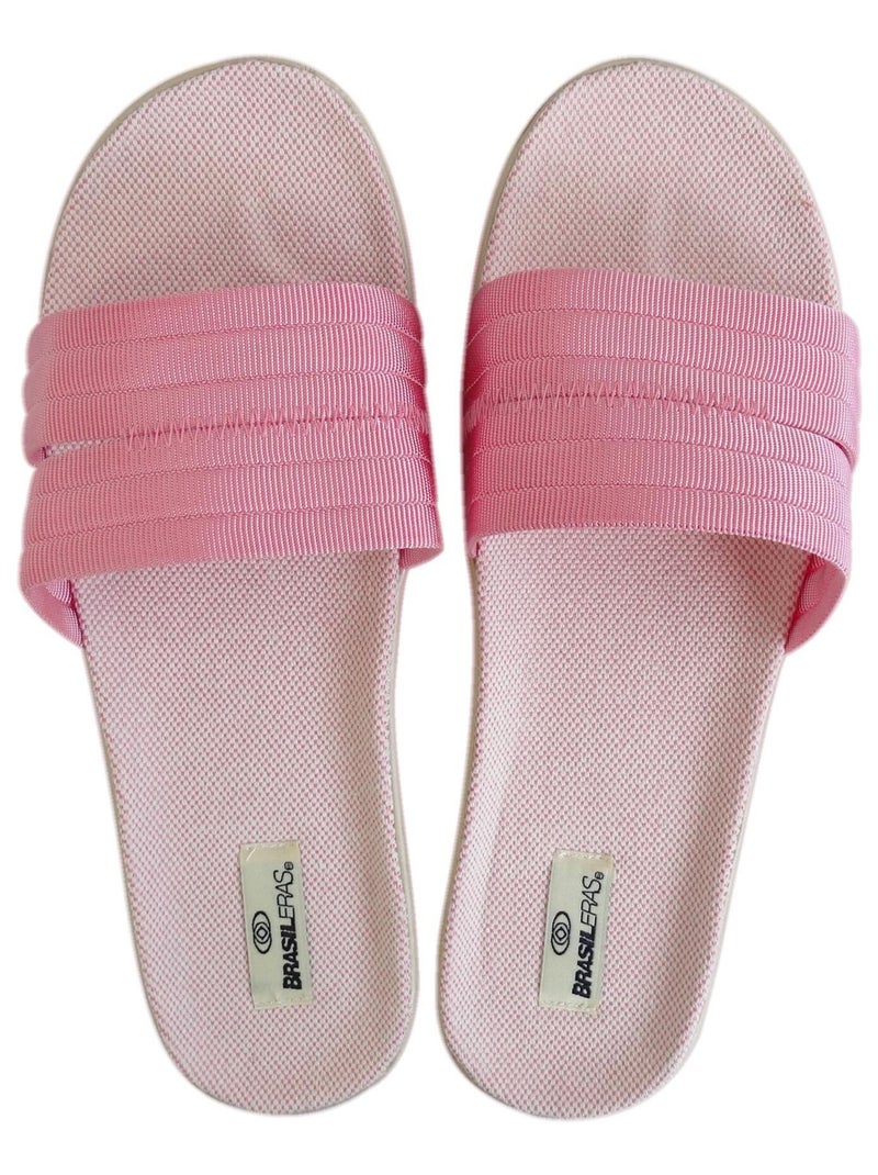 Sandali donna Brasileras suola in gomma Rosa - Kiabi