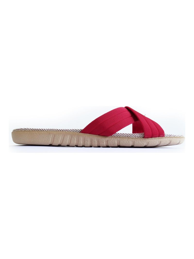 Sandali donna Brasileras suola in gomma Rosso - Kiabi