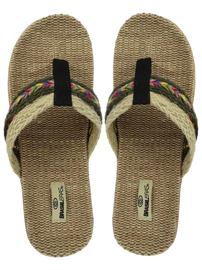 Sandali donna Brasileras suola in gomma Verde - Kiabi