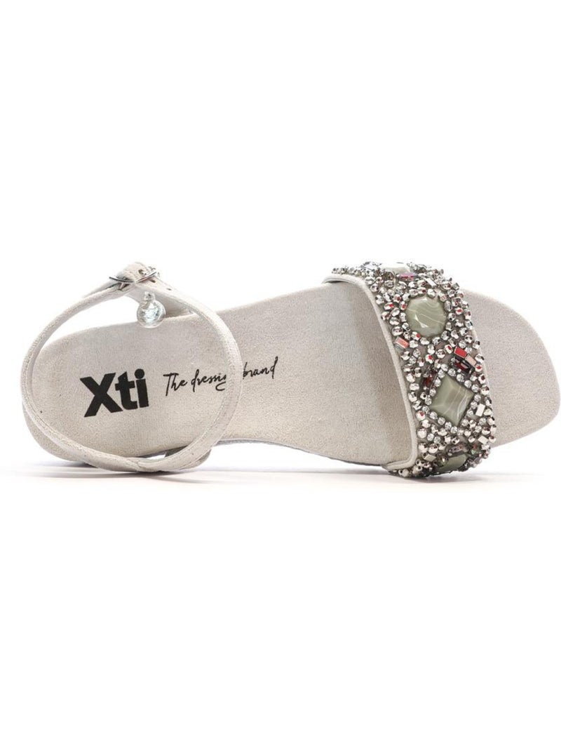 Sandali Donna Grigio argentato - Kiabi