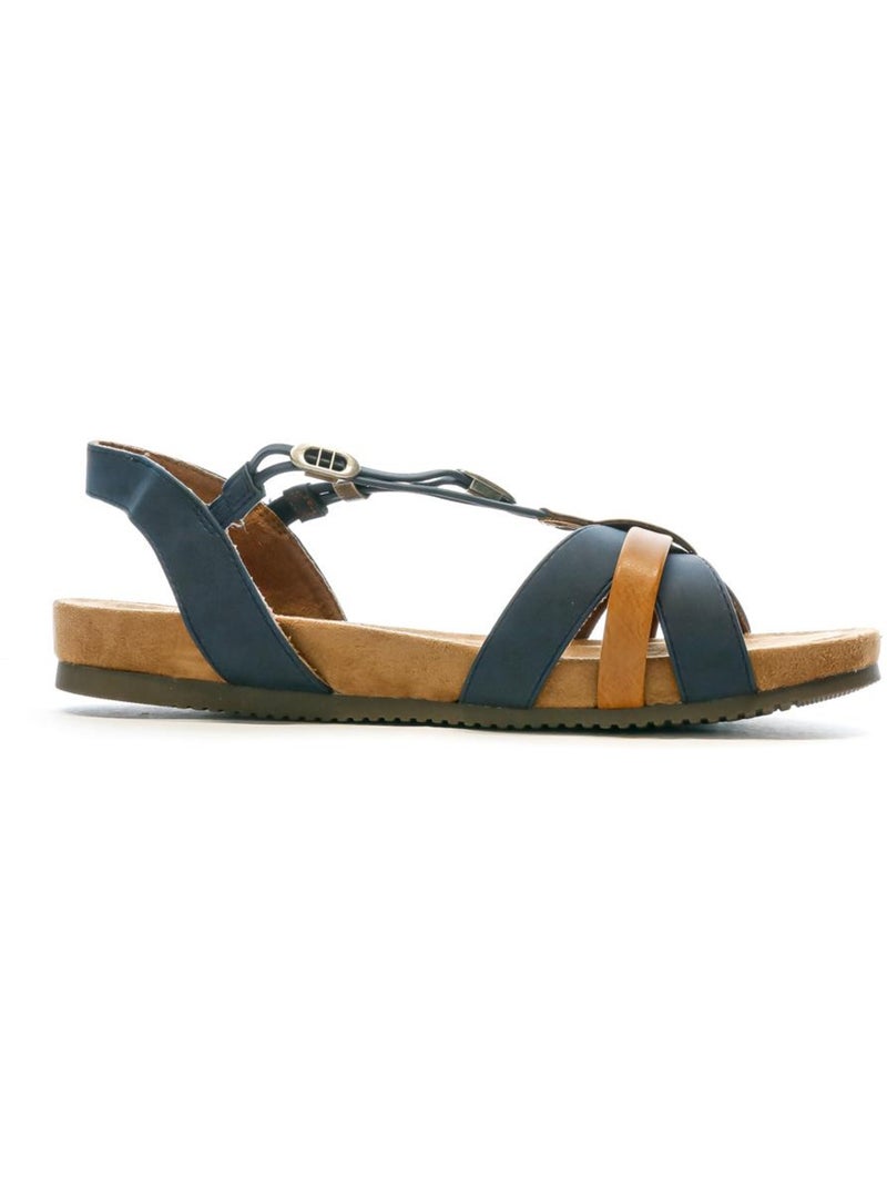 Sandali donna relife Blu marino - Kiabi