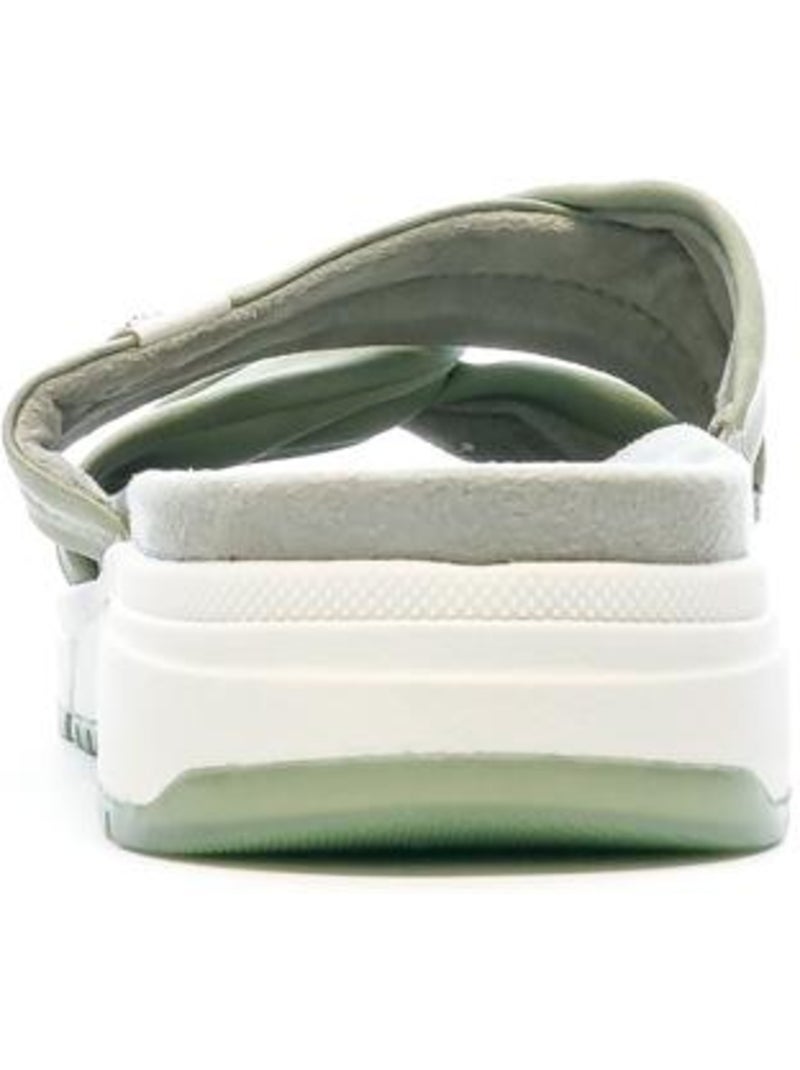 Sandali donna relife Verde - Kiabi