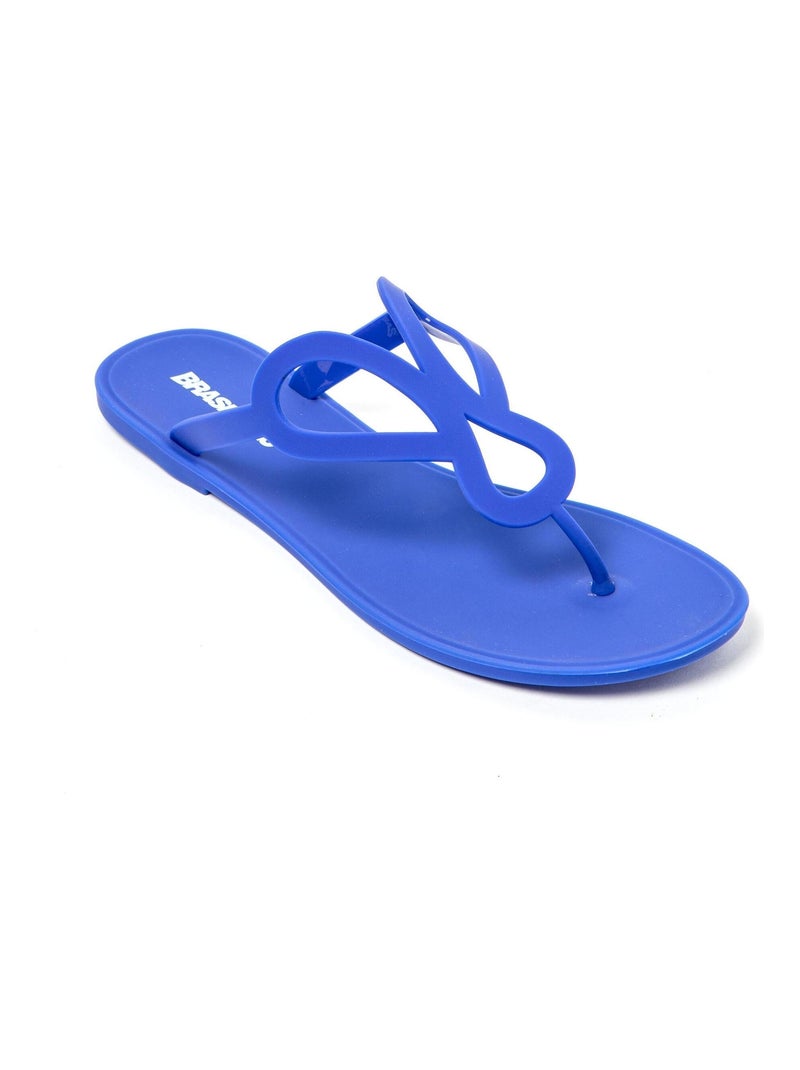 Sandali donna suola in gomma Blu elettrico - Kiabi