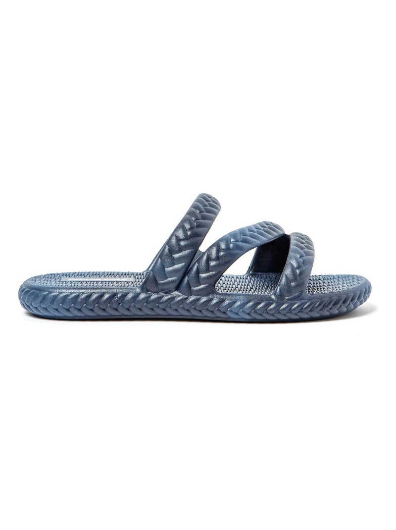 Sandali donna suola in gomma Blu marino - Kiabi