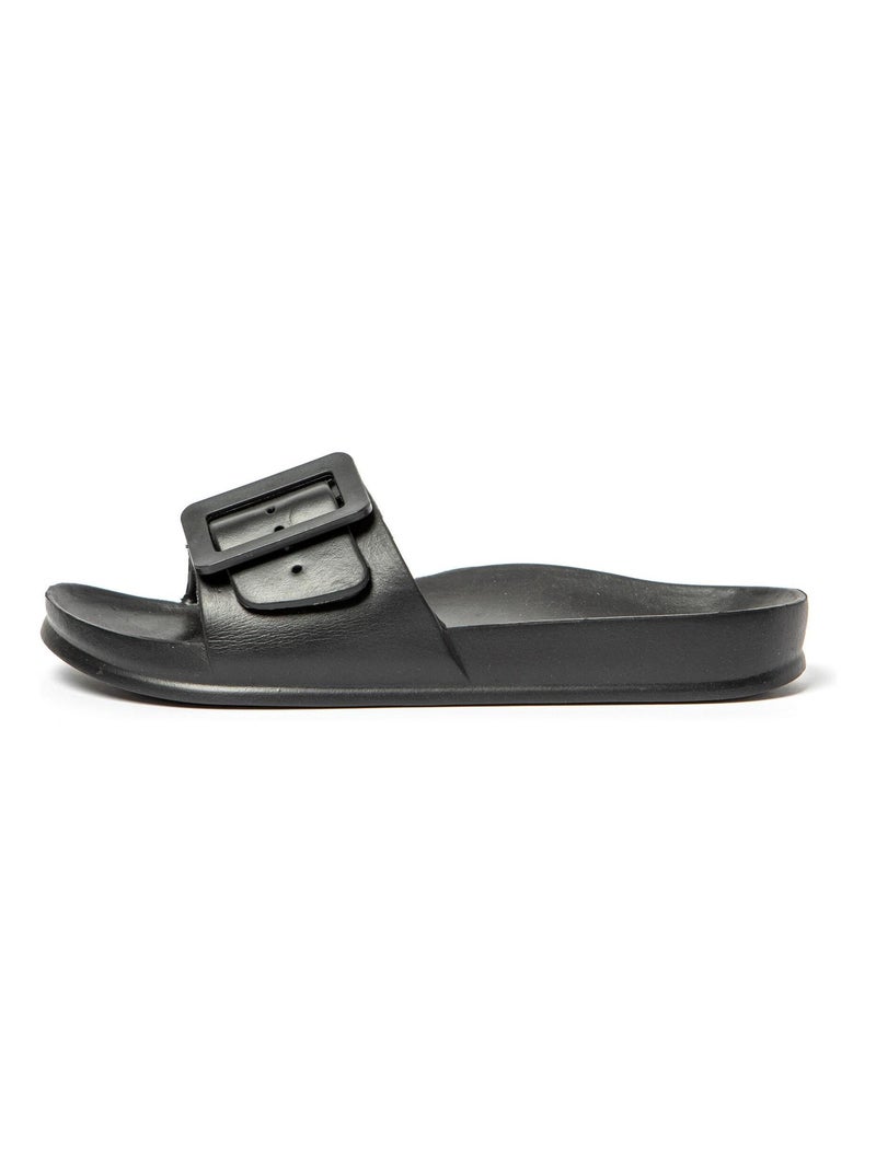 Sandali donna suola in gomma Nero - Kiabi