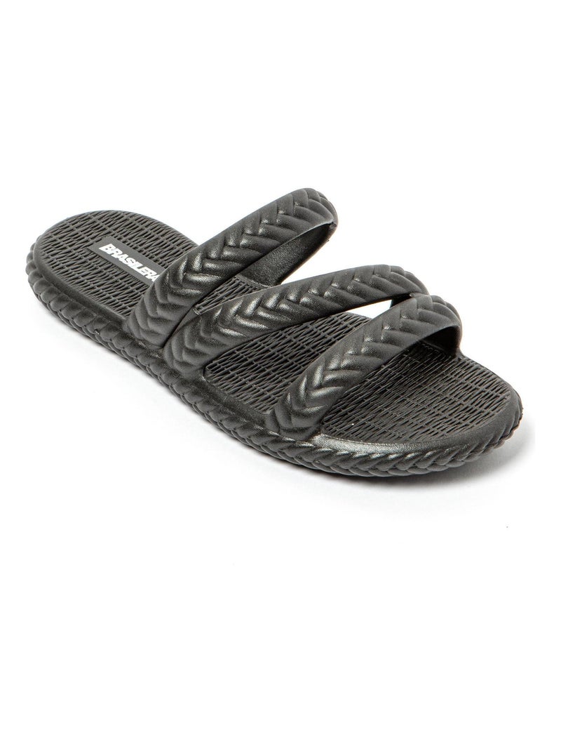 Sandali donna suola in gomma Nero - Kiabi