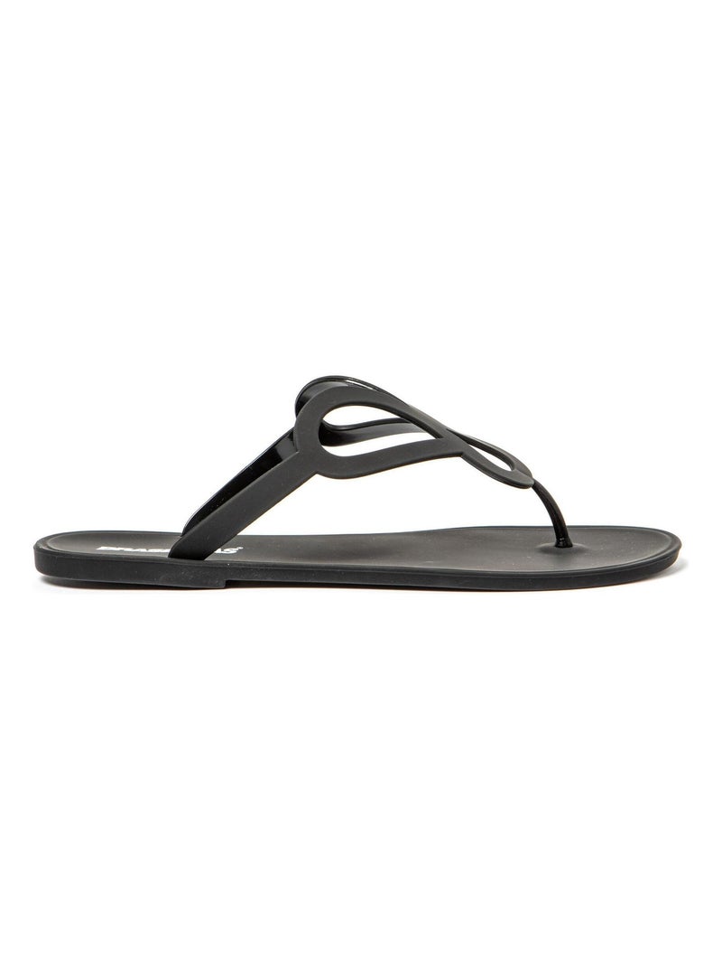Sandali donna suola in gomma Nero - Kiabi