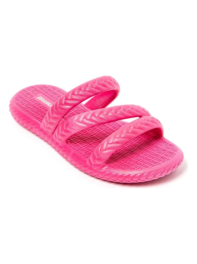 Sandali donna suola in gomma Rosa fucsia - Kiabi