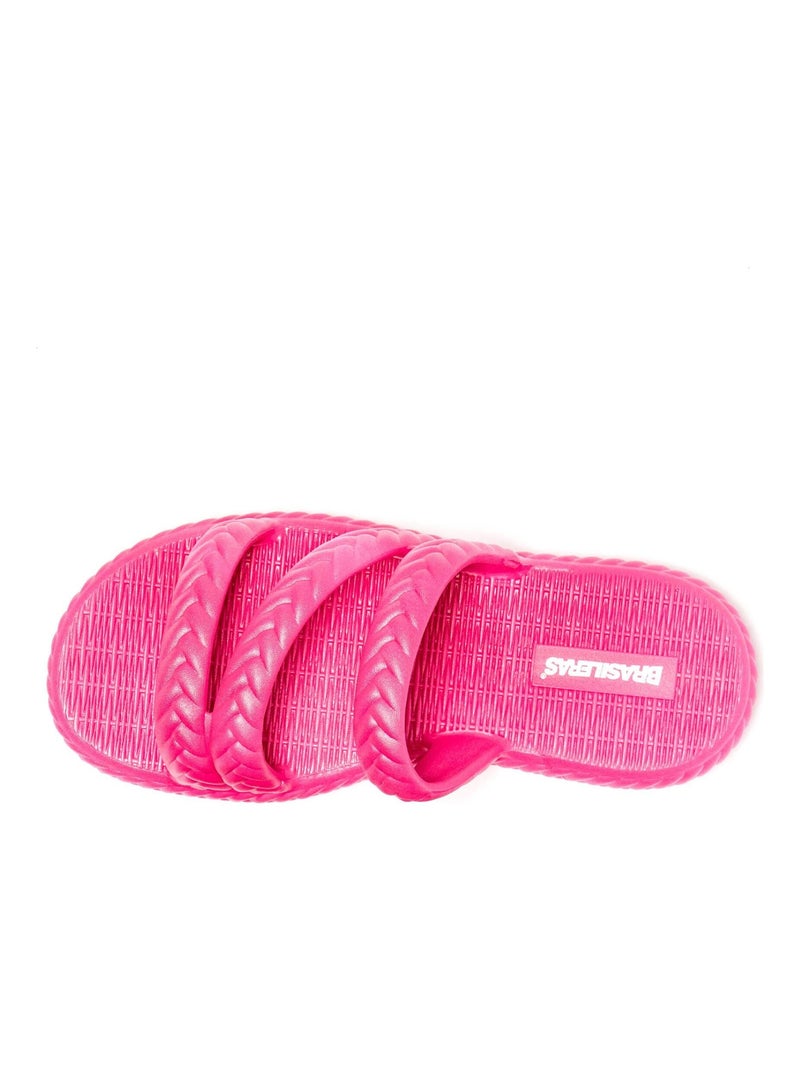 Sandali donna suola in gomma Rosa fucsia - Kiabi