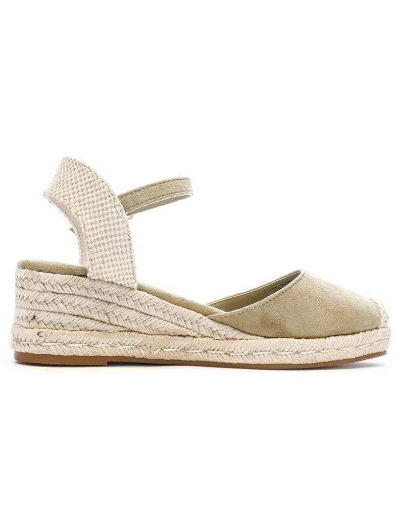 Sandali Donna Verde kaki chiaro - Kiabi
