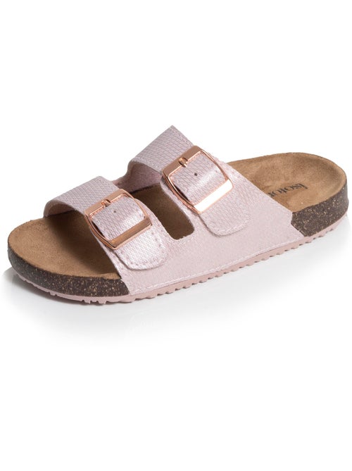 Sandali doppio cinturino, suola comoda e leggera, sandalo da spiaggia, sandalo da isotoner - Kiabi Sandali doppio cinturino, suola comoda e leggera, sandalo da spiaggia, sandalo da isotoner - Kiabi