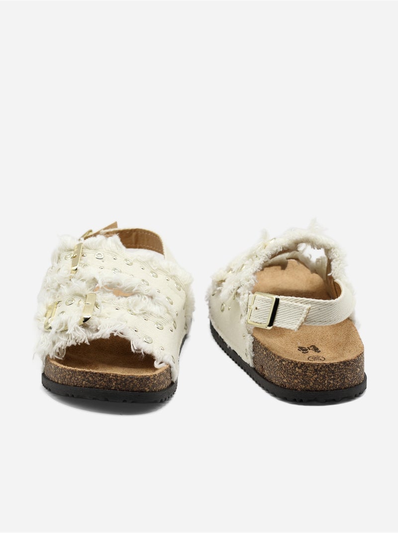 Sandali in denim Beige - Kiabi