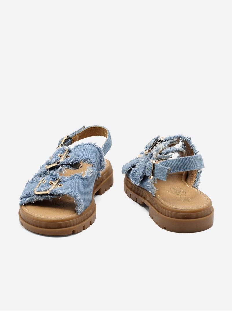 Sandali in denim Blu chiaro - Kiabi