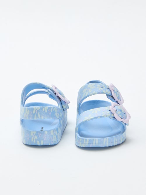 Sandali in plastica con motivo floreale - Kiabi