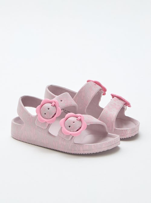 Sandali in plastica con motivo floreale - Kiabi