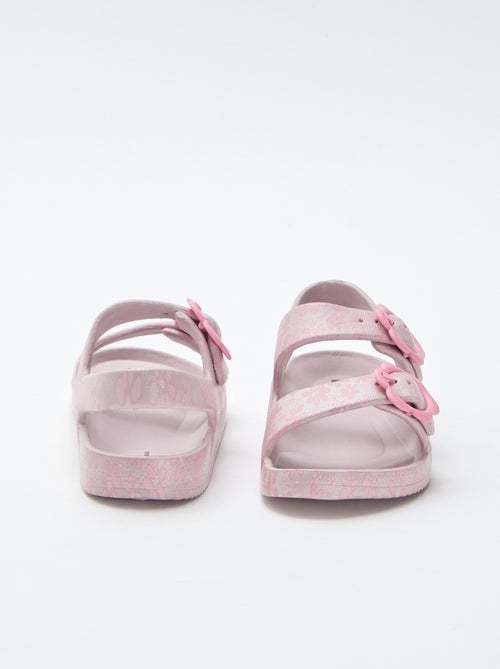 Sandali in plastica con motivo floreale - Kiabi