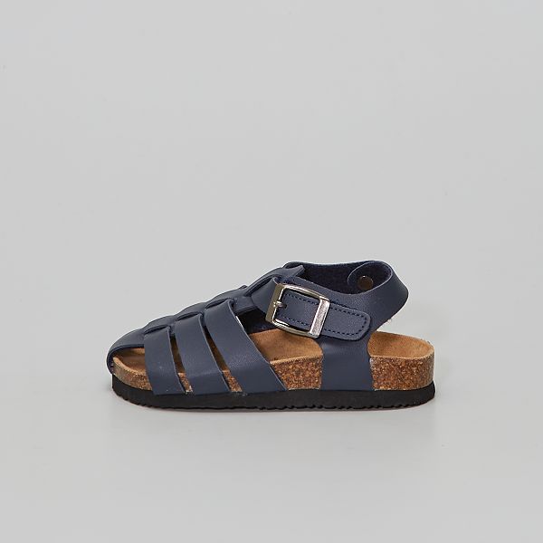 Sandalo Balducci Bambino Blu e Cuoio