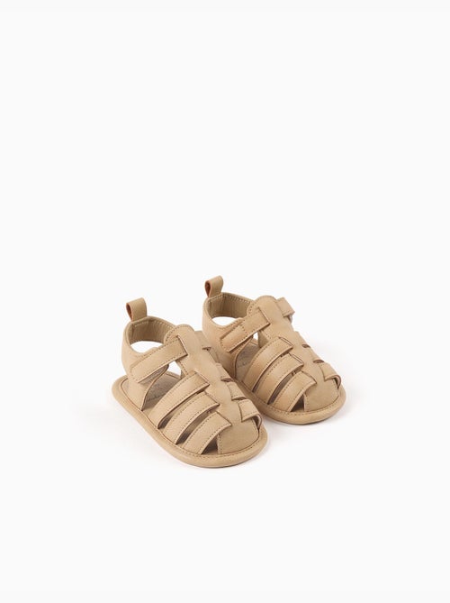 Sandali in suedette con cinghia con chiusura a strappo - Kiabi