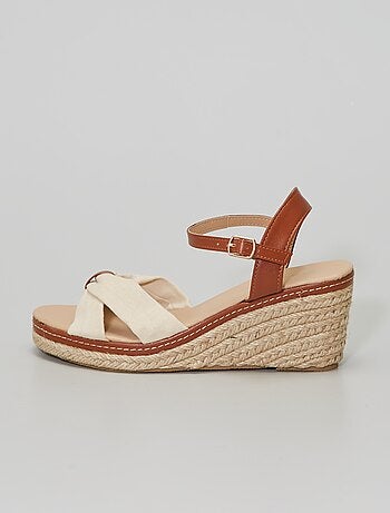 Scarpe con zeppa, aperte e chiuse, con dettagli - Kiabi