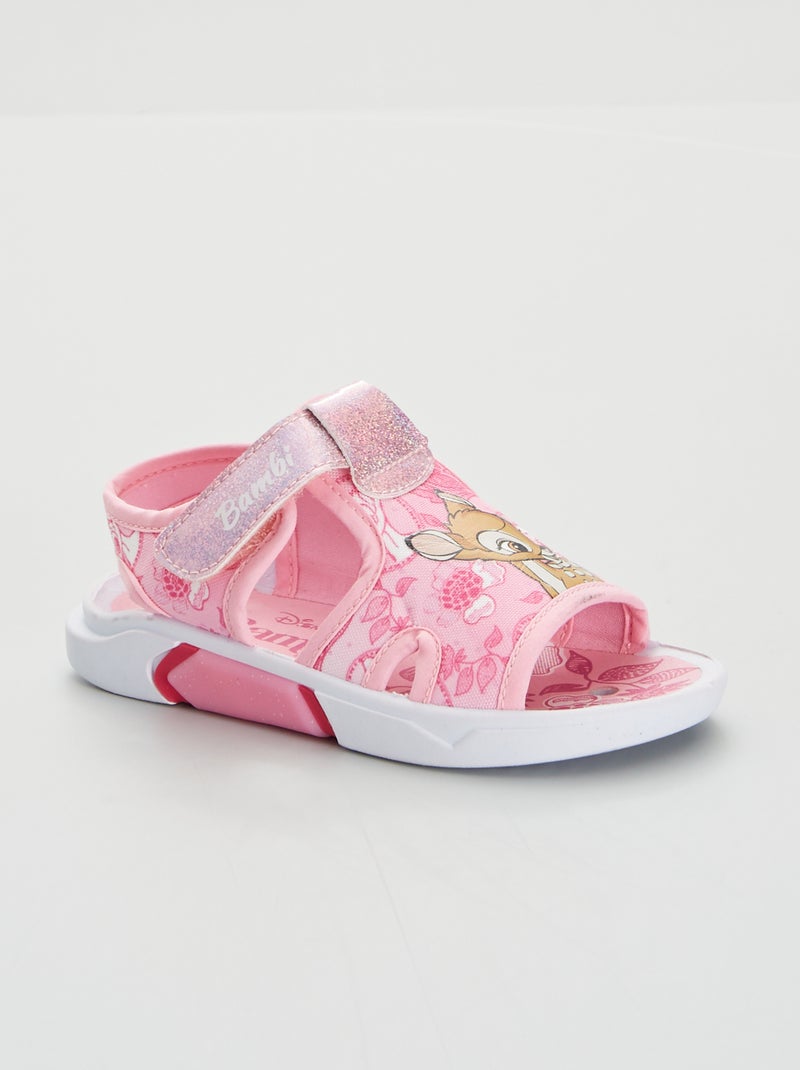 Sandali in tessuto 'Bambi' rosa - Kiabi