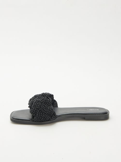 Sandali intrecciati con perle - Kiabi