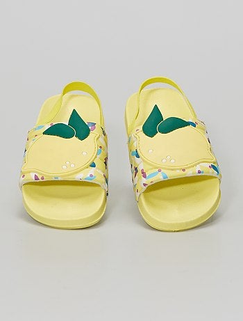 Sandali con cinturini, fiori, frange, ricamati - Kiabi