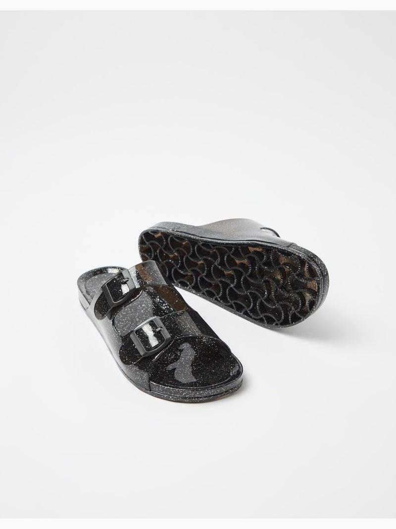 Sandali lucidi, MO Fashion Nero - Kiabi