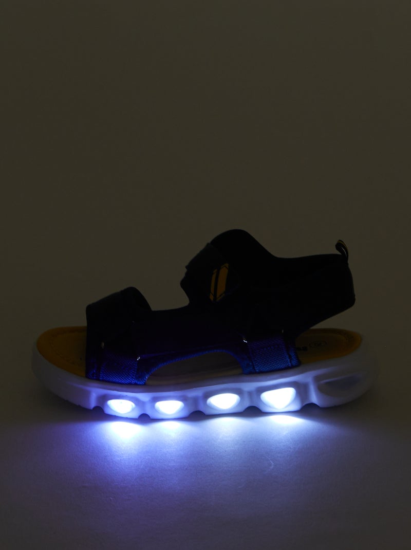 Sandali luminosi con strappi BLU - Kiabi
