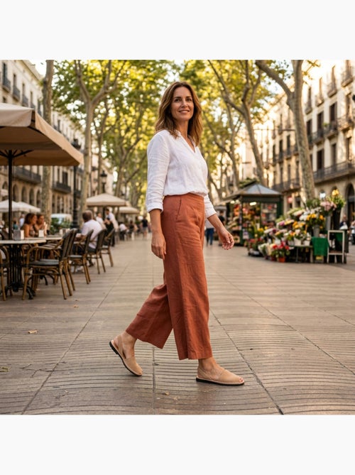 Sandali Menorquines Pelle Vera Spagna OZABI - Kiabi Sandali Menorquines Pelle Vera Spagna OZABI - Kiabi