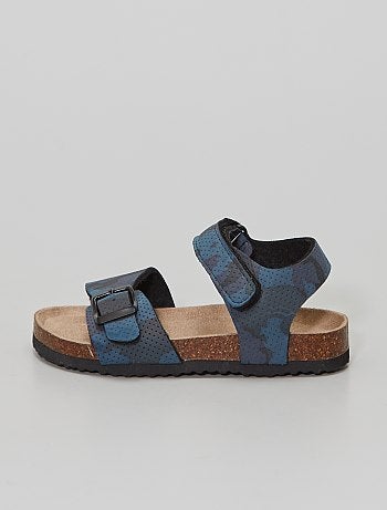 Sandali in pelle, con strappo, con stampe fumetti - Kiabi