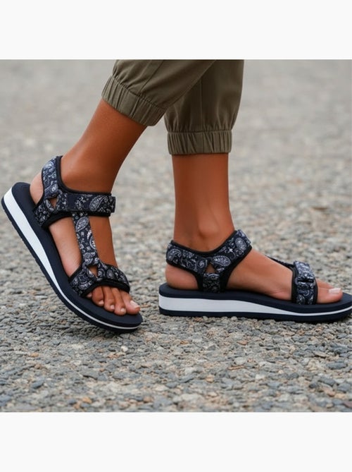 Sandali molto confortevole, facile da allacciare  Isotoner - Kiabi