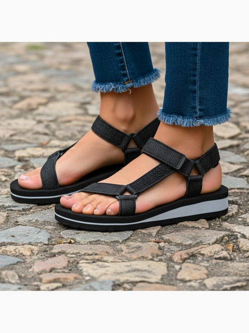 Sandali molto confortevole, facile da allacciare  Isotoner - Kiabi