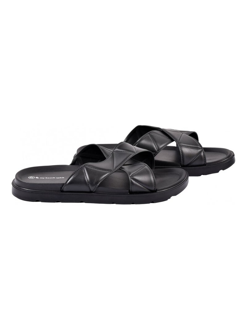 Sandali Mules INCROCIATI Nero - Kiabi