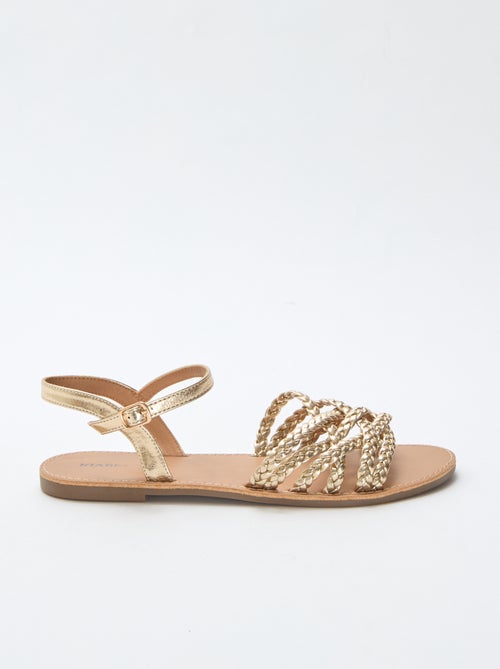 Sandali multi listini intrecciati - Kiabi