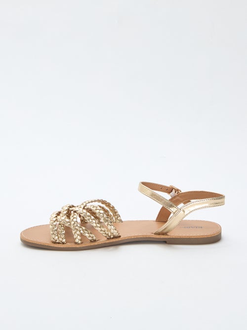 Sandali multi listini intrecciati - Kiabi