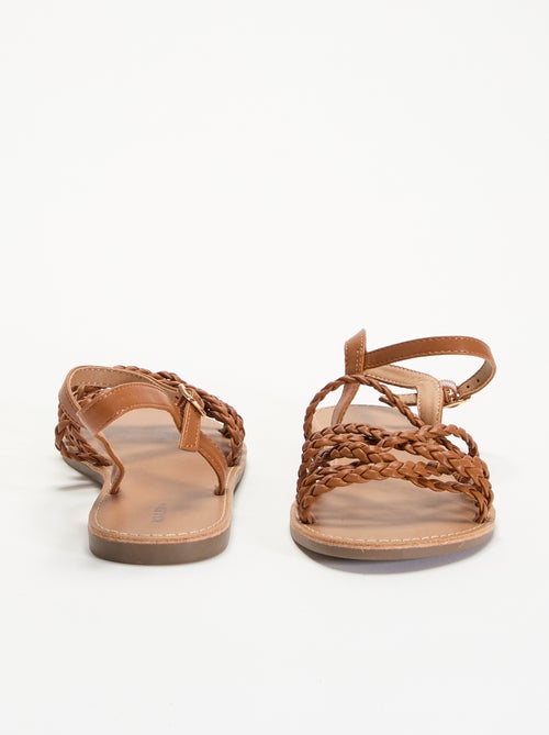 Sandali multi listini intrecciati - Kiabi