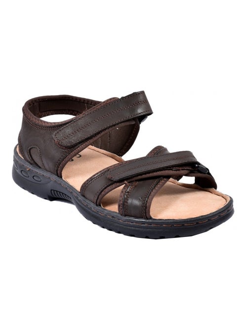 Sandali pelle strappo - Kiabi Sandali pelle strappo - Kiabi