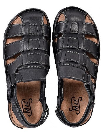 Sandali pelle strappo