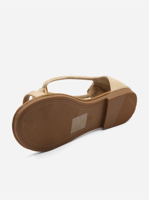 Sandali piatti con cerniera - Kiabi