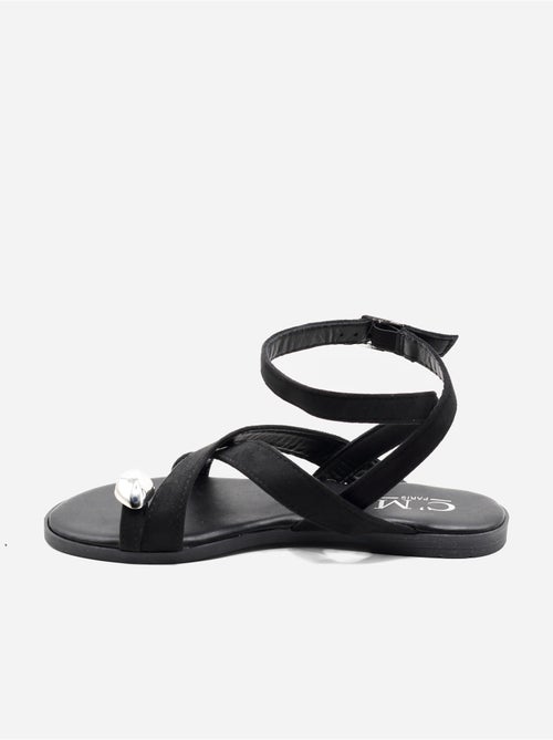 Sandali piatti con cinturini incrociati - Kiabi Sandali piatti con cinturini incrociati - Kiabi