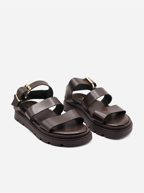 Sandali piatti con cinturini multipli - Kiabi Sandali piatti con cinturini multipli - Kiabi